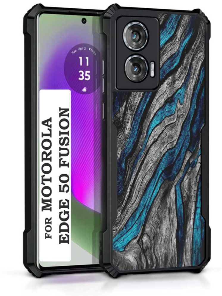     			COBERTA Multicolor Printed Back Cover Polycarbonate Compatible For Moto Edge 50 Fusion ( Pack of 1 )