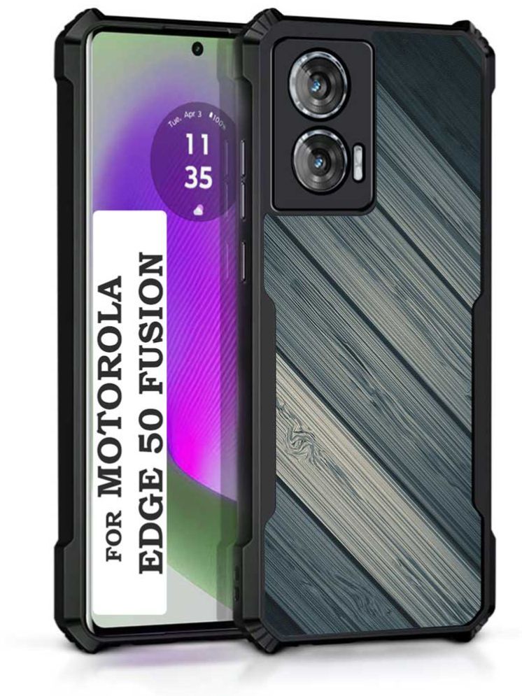     			COBERTA Multicolor Printed Back Cover Polycarbonate Compatible For Moto Edge 50 Fusion ( Pack of 1 )