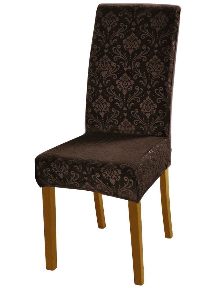     			HOKIPO 1 Seater Velvet Chair Cover ( Pack of 1 )