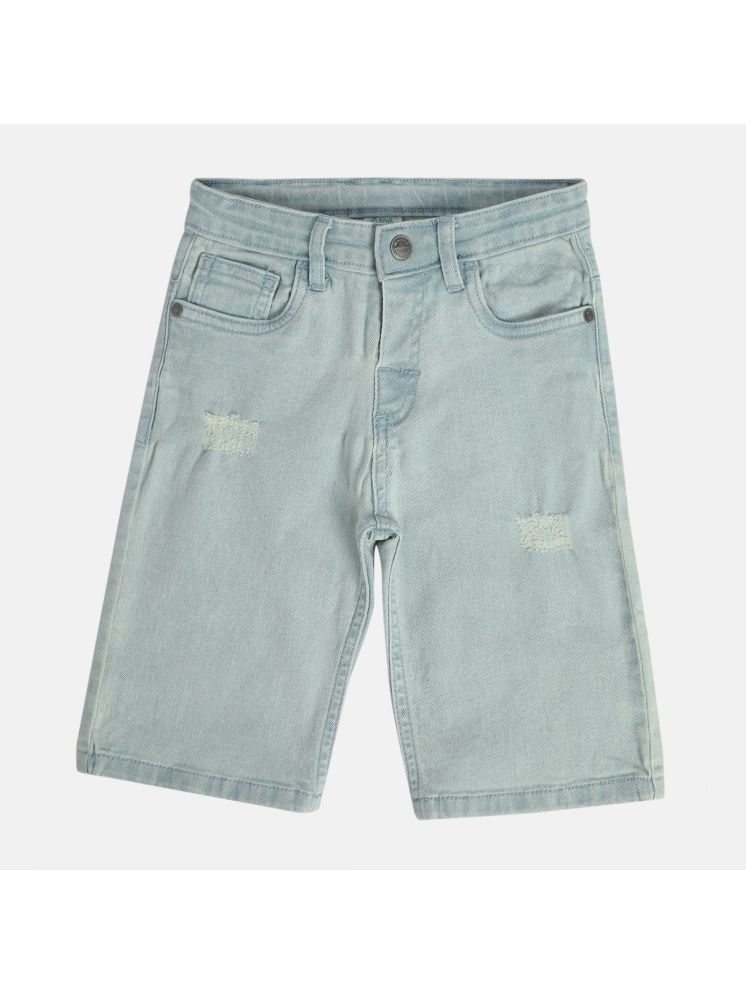     			MINI KLUB - Blue Denim Boys Three-Fourth ( Pack of 1 )