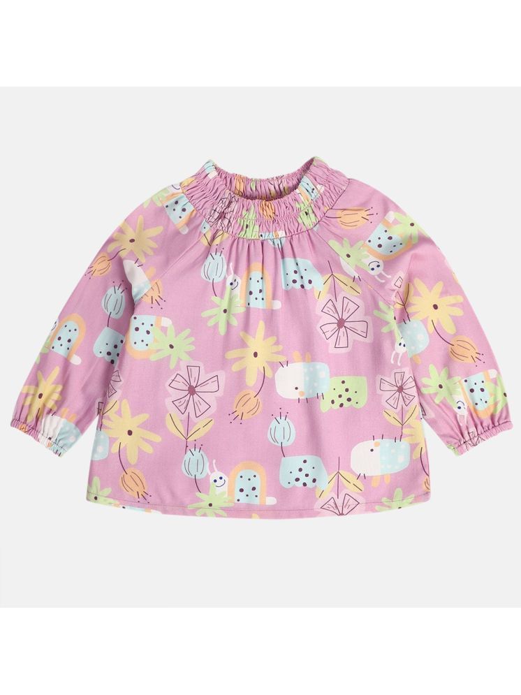     			MINI KLUB Pink Viscose Girls Top ( Pack of 1 )