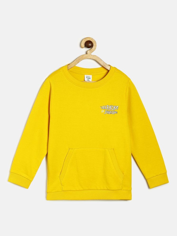     			MINI KLUB Pack of 1 Boys Cotton Sweatshirt ( Yellow )