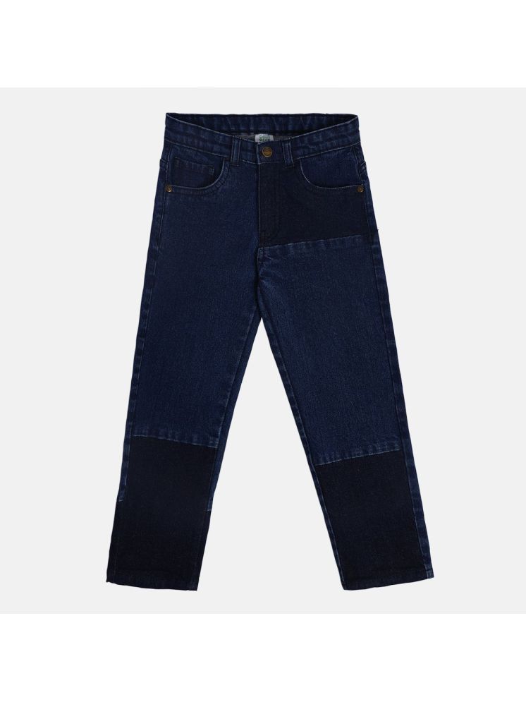     			Miniklub Boys  Full Length Woven Denim Pant (Medium Wash Color)