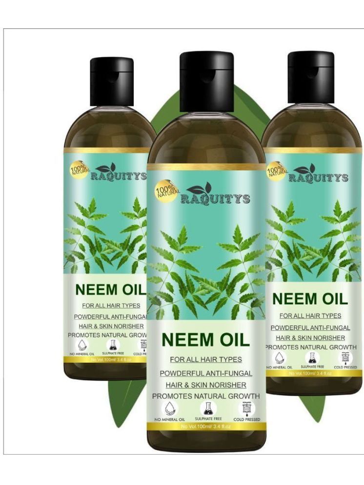     			RAQUITYS Anti Dandruff Neem Oil 300 ml ( Pack of 3 )