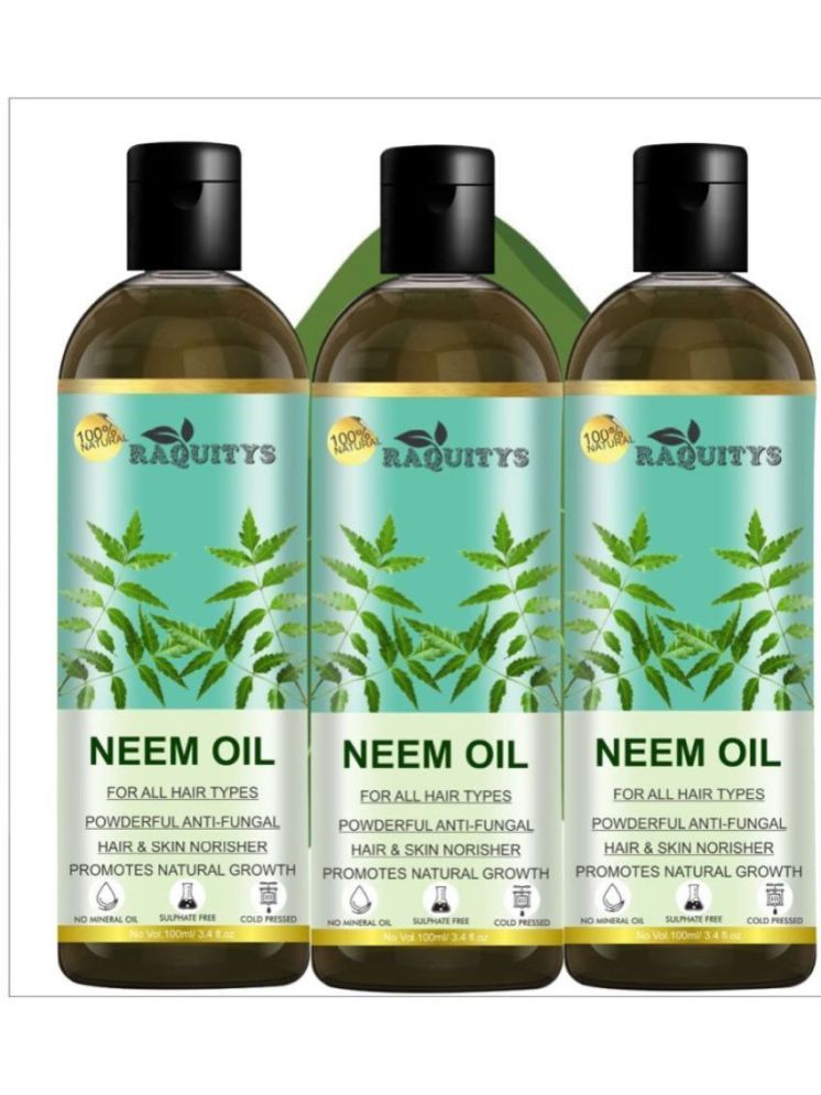     			RAQUITYS Anti Dandruff Neem Oil 300 ml ( Pack of 3 )