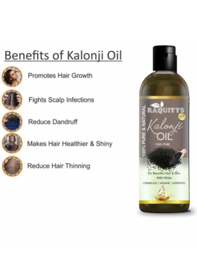     			RAQUITYS Hair Growth Kalonji Oil 100 ml ( Pack of 1 )