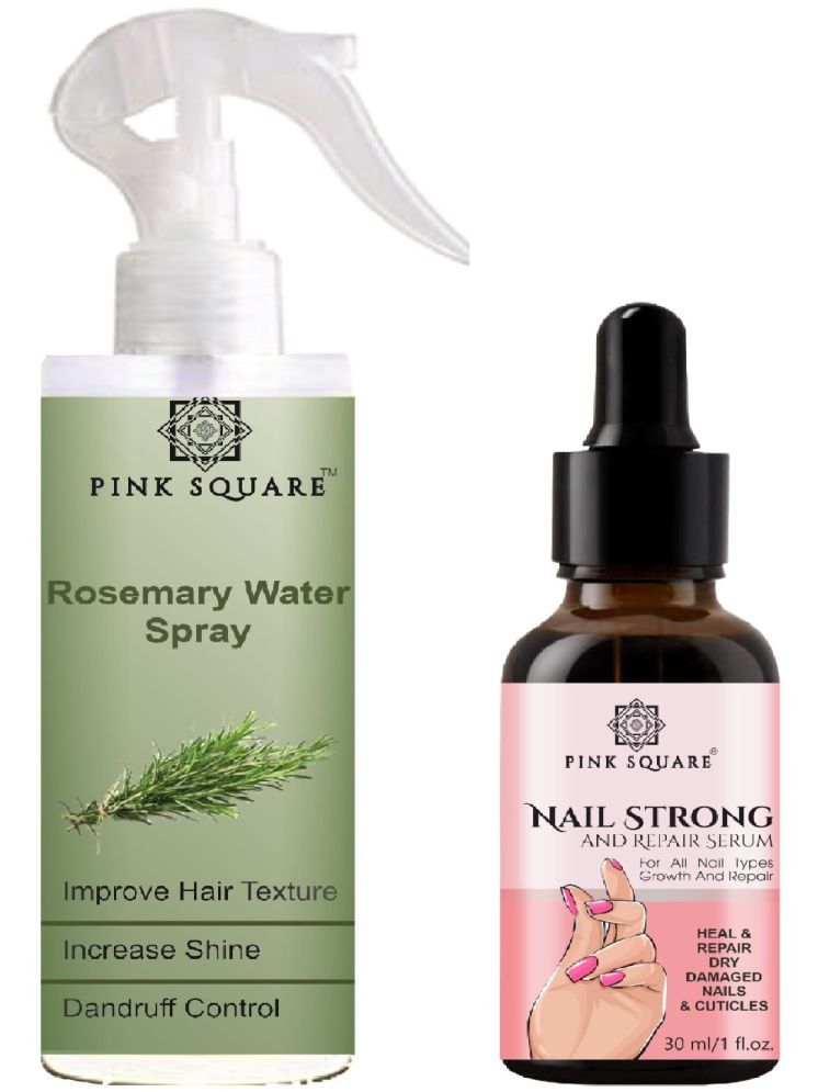     			Rosemary water Hair spray for Hair Regrowth (100ml) & Nail Strong and Repair Serum for Healthy Nails (30ml) Combo of 2