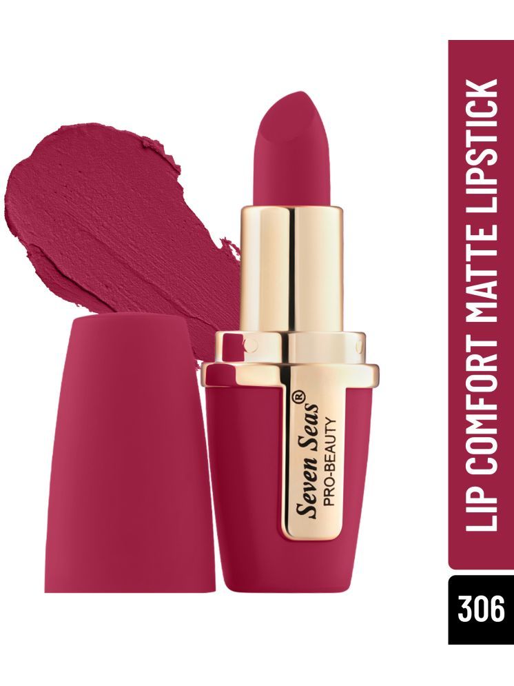     			Seven Seas Intense Matte Color| Smooth Texture|Lip Comfort Velvet Matte Lipstick(Rose)