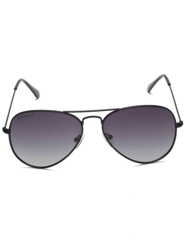     			Sunnies Black Pilot Sunglasses ( Pack of 1 )