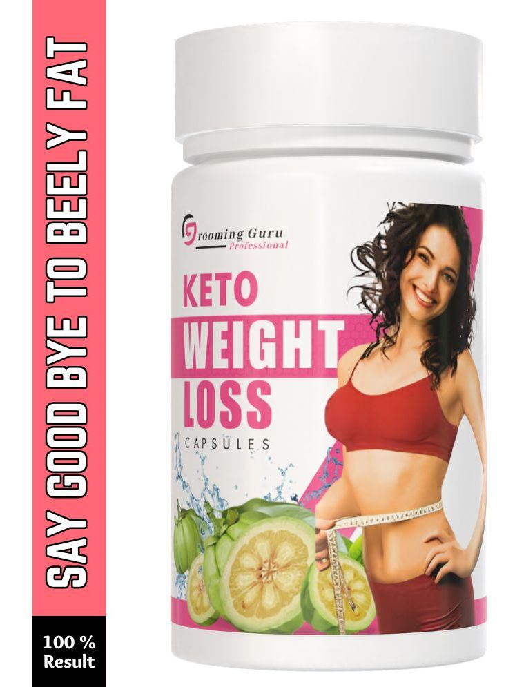     			THE GROMMING GURU Keto Weight Loss Supplement With Garcinia Cambogia 500 mg Fat Burner Capsule