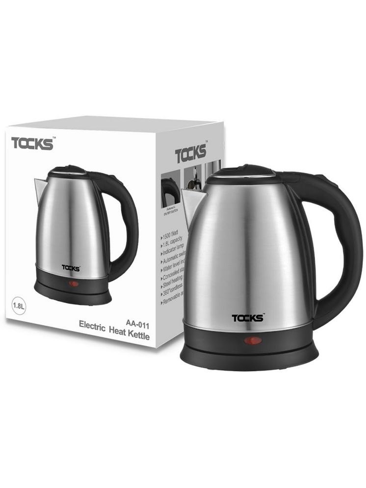     			TOCKS Electric Kettle Steel Kettle 1800 ml