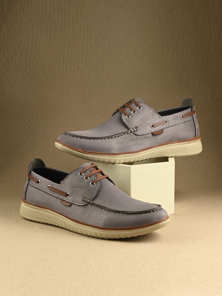     			server Derby For Men Grey Men's Lifestyle Shoes