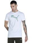 Puma White Cotton Regular Fit Men's Sports Polo T-Shirt ( Pack of 1 )