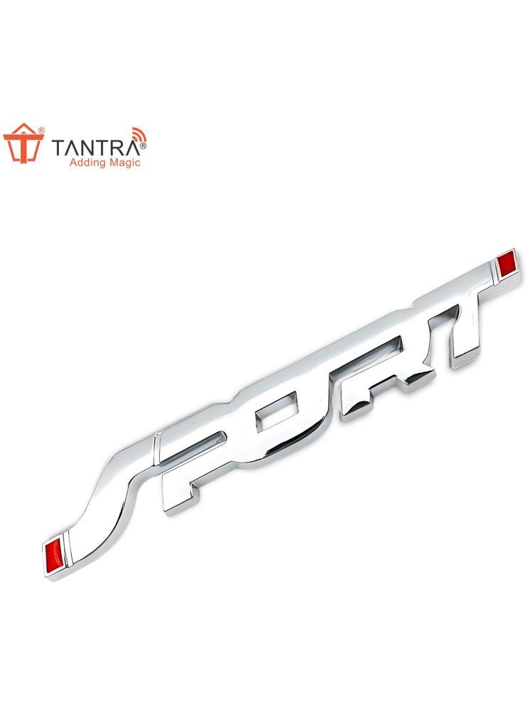     			Tantra 3D Logo In Car Sticker Silver