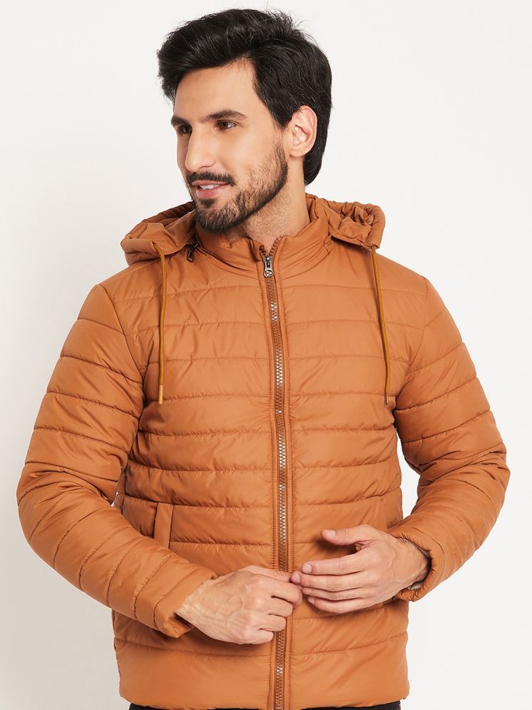     			VERO AMORE Polyester Men's Quilted & Bomber Jacket - Tan ( Pack of 1 )