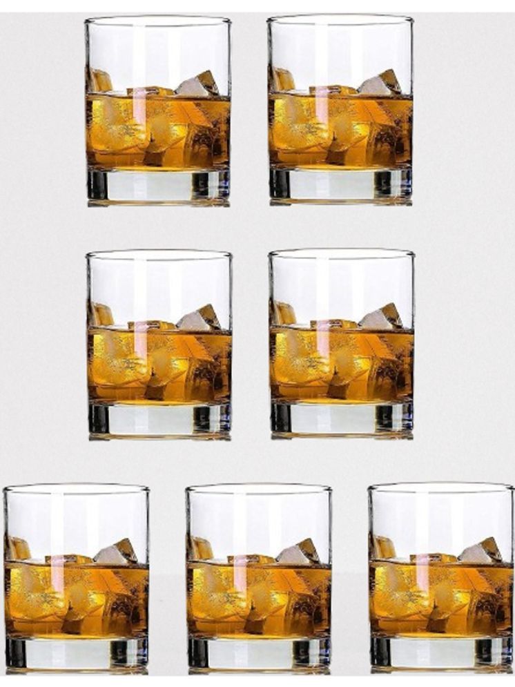     			AFAST Party Glass/Beer Mug Glass Plain Water Glass 350 ml ( Pack of 7 ) Transparent