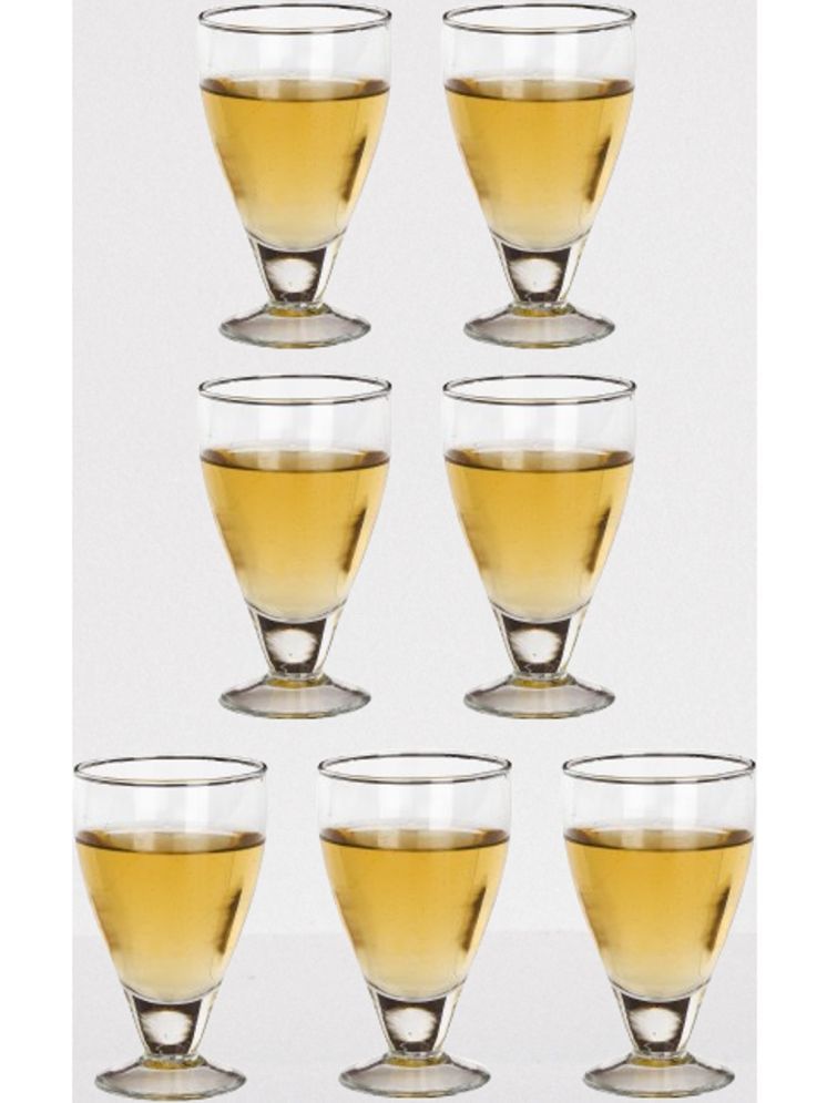     			AFAST Party Glass/Beer Mug Glass Plain Water Glass 350 ml ( Pack of 7 ) Transparent