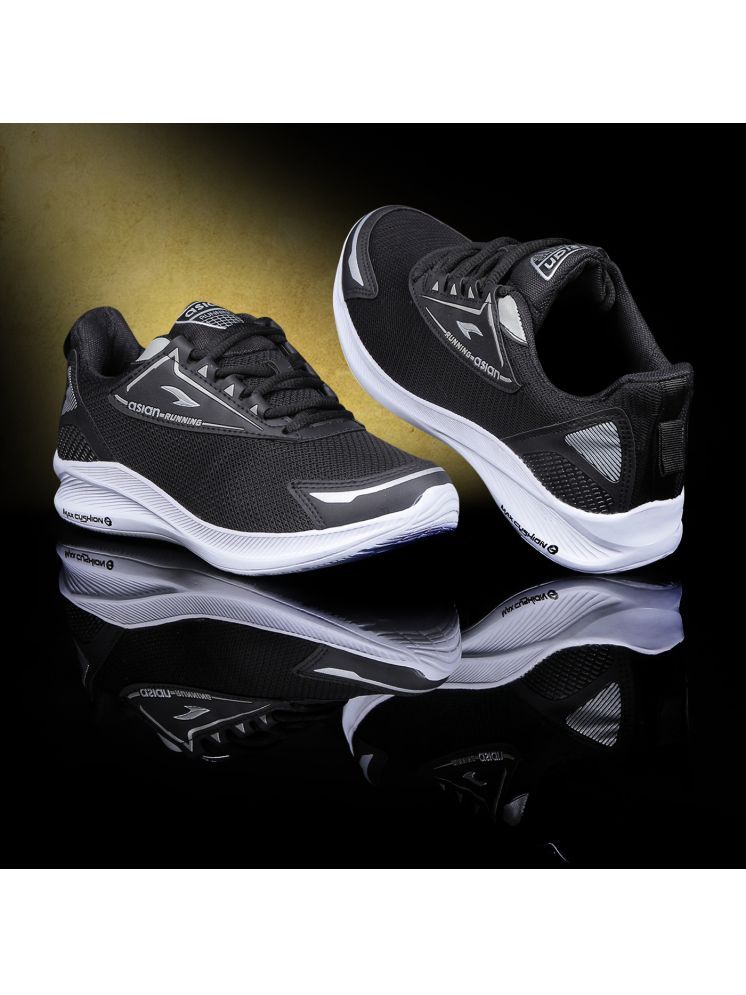     			ASIAN NEWTON-02 Black Men's Sports Running Shoes