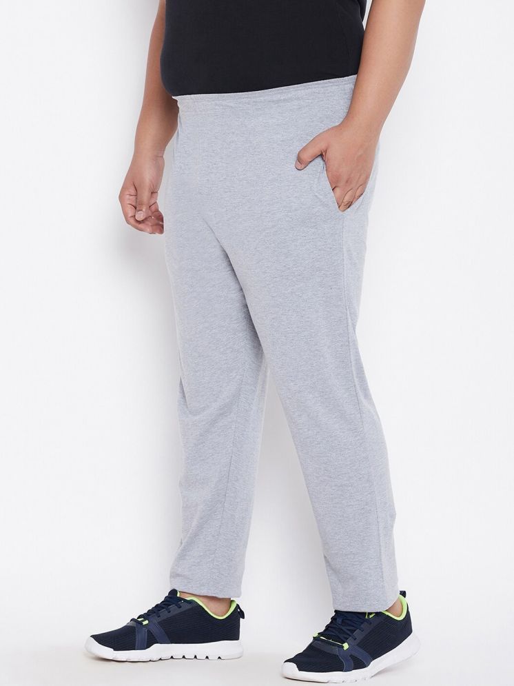     			BISHOP COTTON Grey Cotton Blend Men's Trackpants ( Pack of 1 )