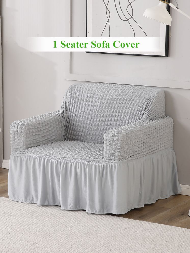     			HOKIPO 1 Seater Polyester Sofa Cover ( Pack of 1 )