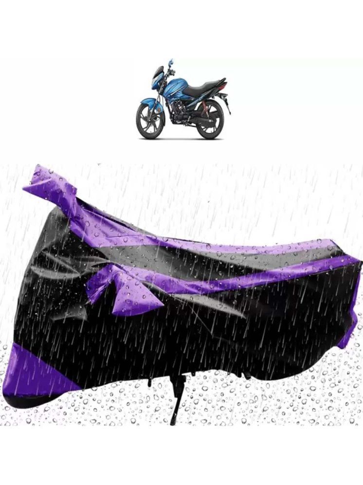     			RONISH Bike Body Cover for Hero Glamour ( Pack of 1 ) , Purple