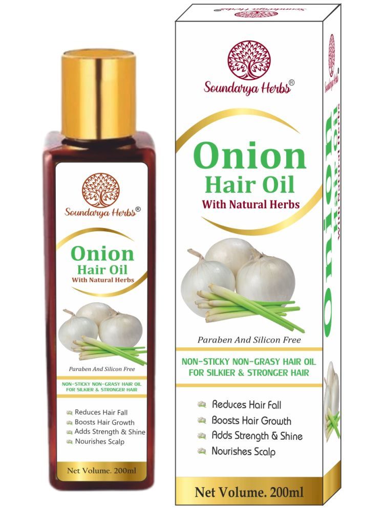     			Soundarya Herbs Hair Growth Onion Oil 200 ml ( Pack of 1 )