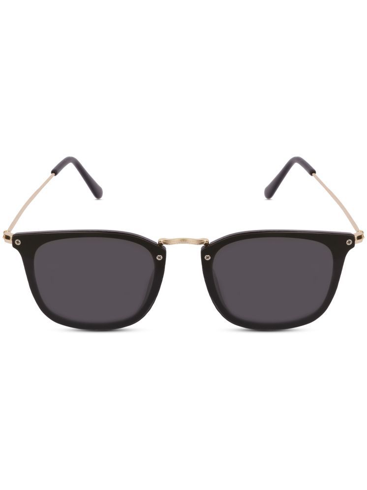     			Sunnies Black Square Sunglasses ( Pack of 1 )