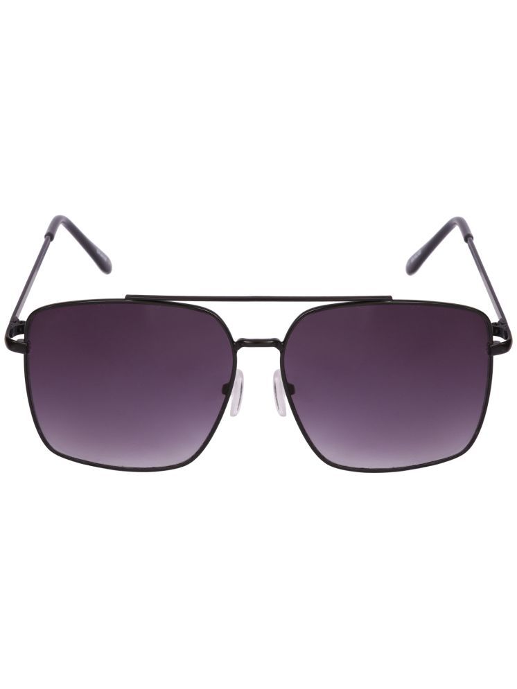     			Sunnies Black Square Sunglasses ( Pack of 1 )