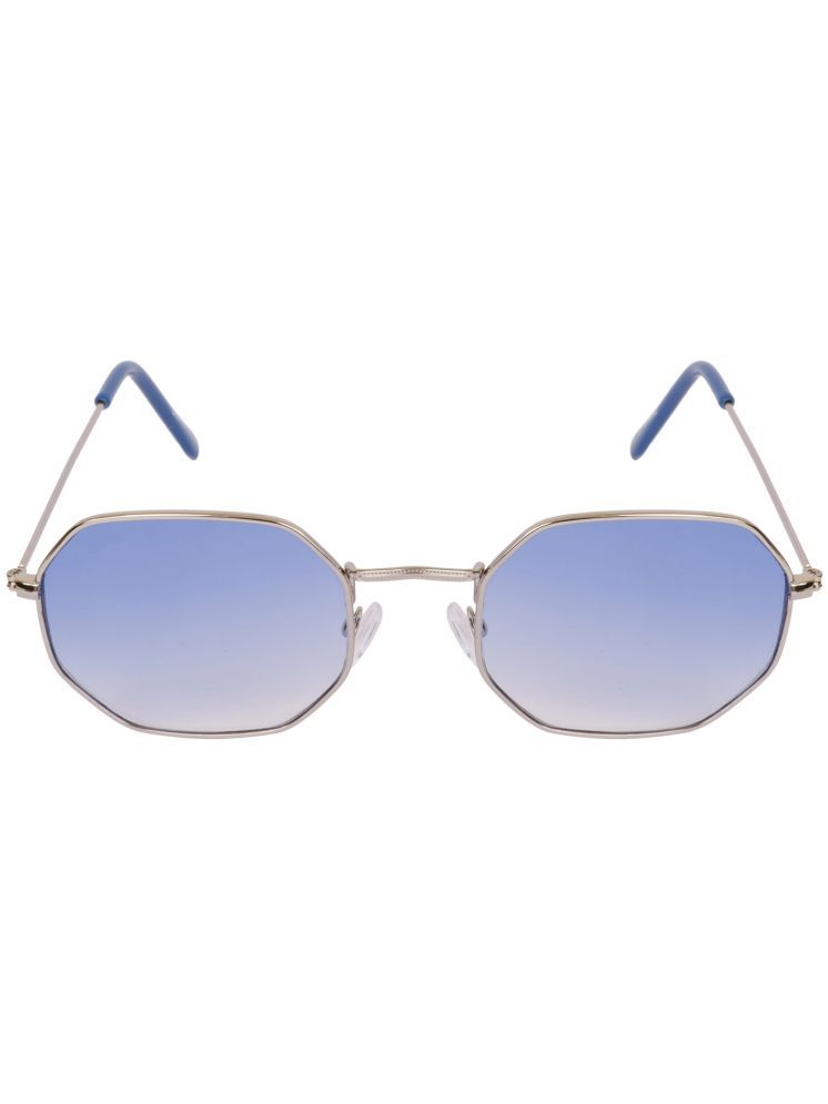     			Sunnies Silver Oversized Sunglasses ( Pack of 1 )