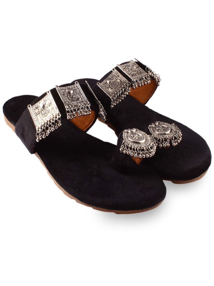     			Anjaneya Creations Black Women's Flats