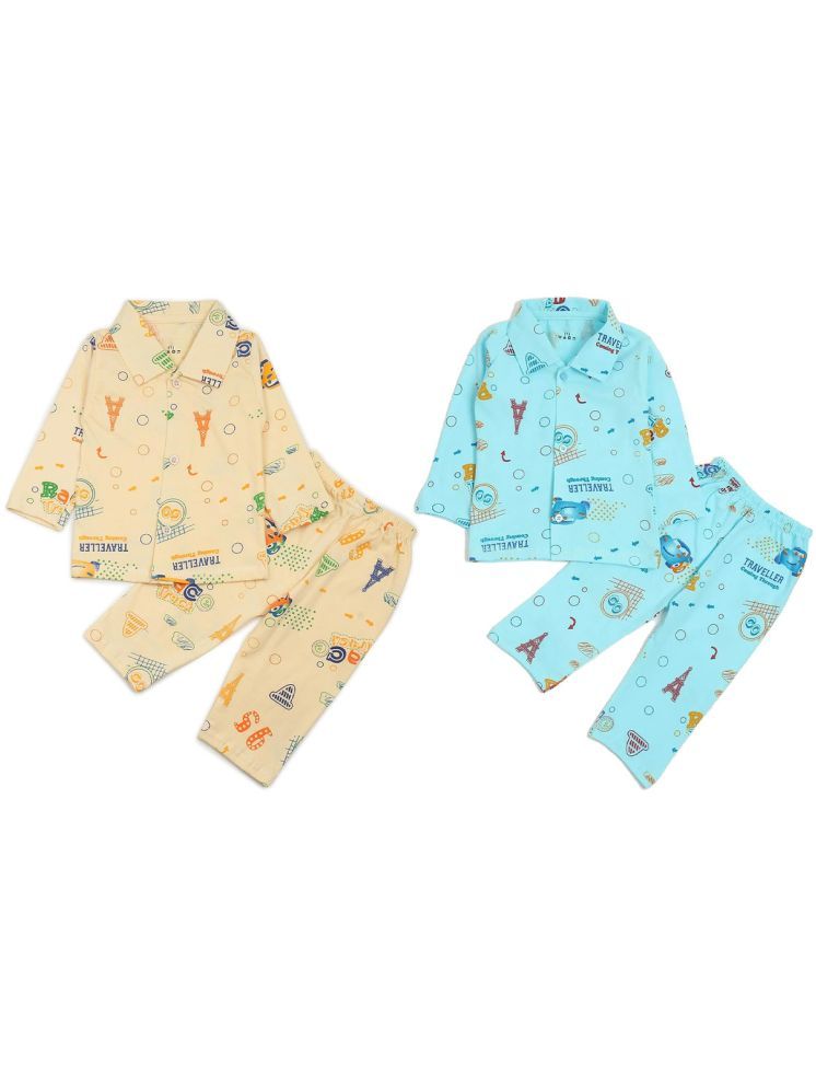     			Baby Boys and Girls Night Suit (Pack of2)