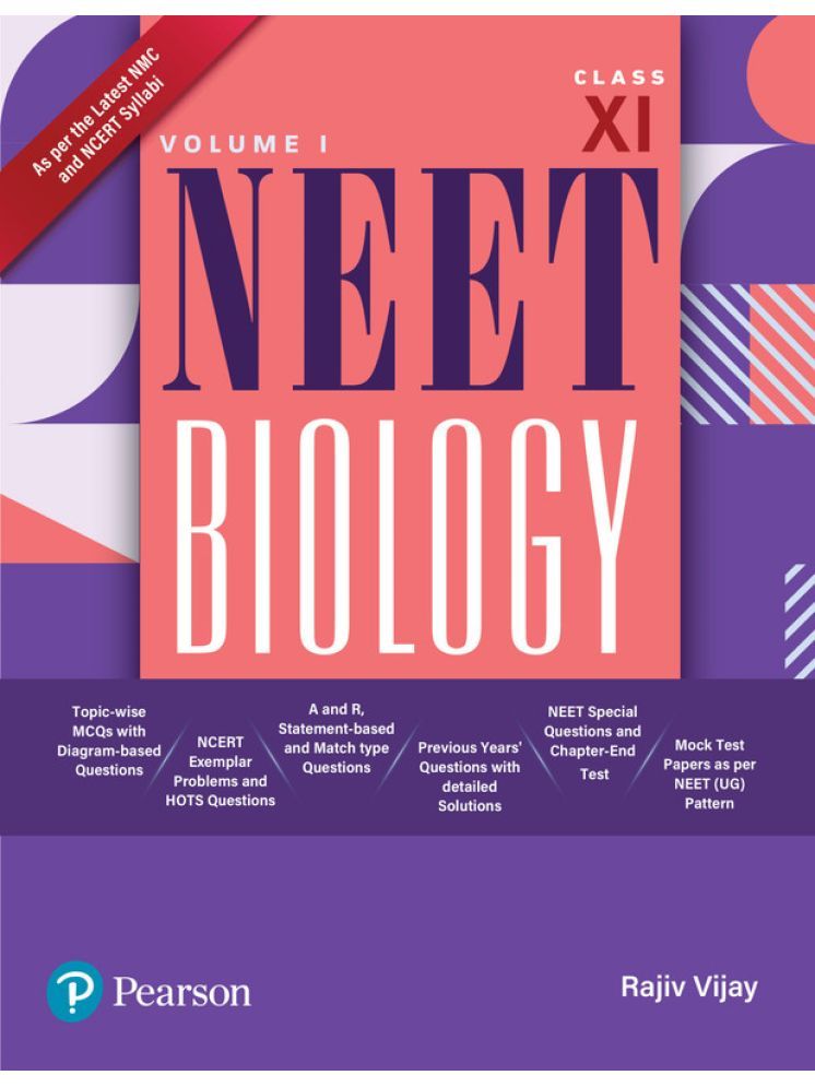     			2025 - NEET Biology Volume I for Class 11, Based on NMC and NCERT Syllabi  - Pearson