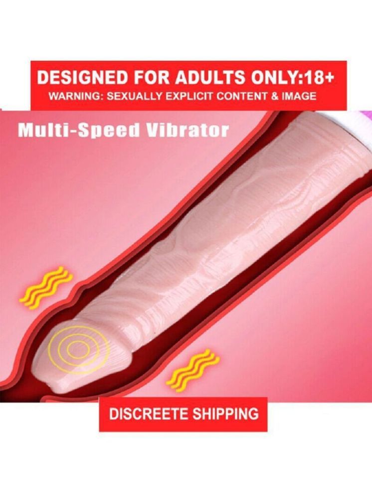     			9" Long & Soft Sexy Real Felling SKIN Colored Vibrating Dildo For Sexy Girls Vagina - By crazynyt