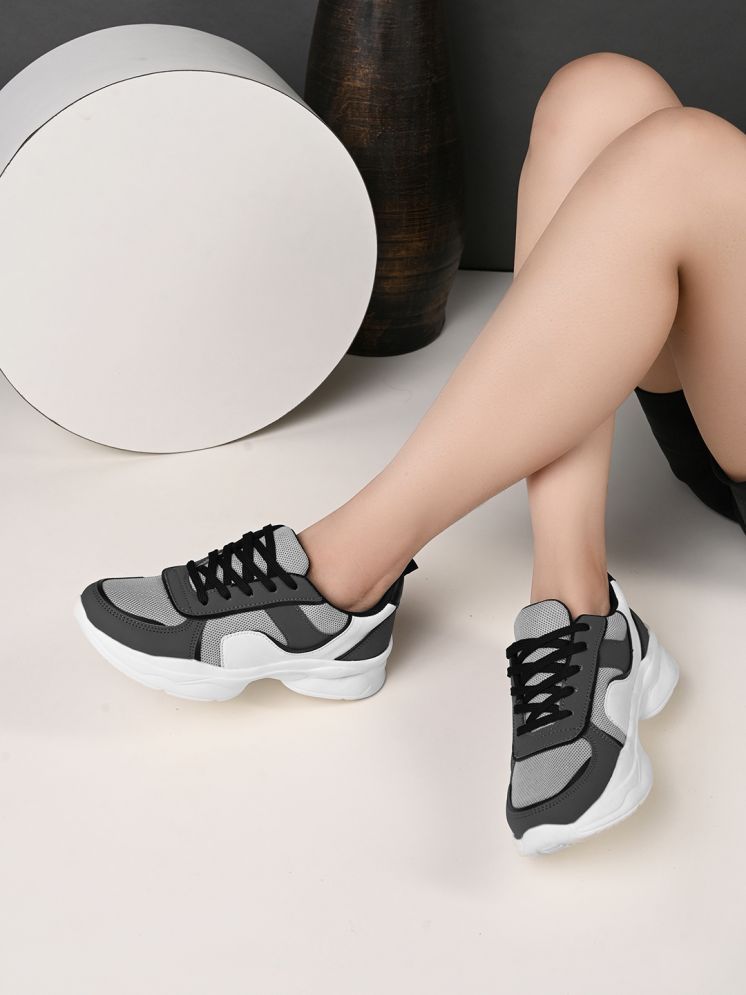     			Fashion Victim Gray Women's Sneakers