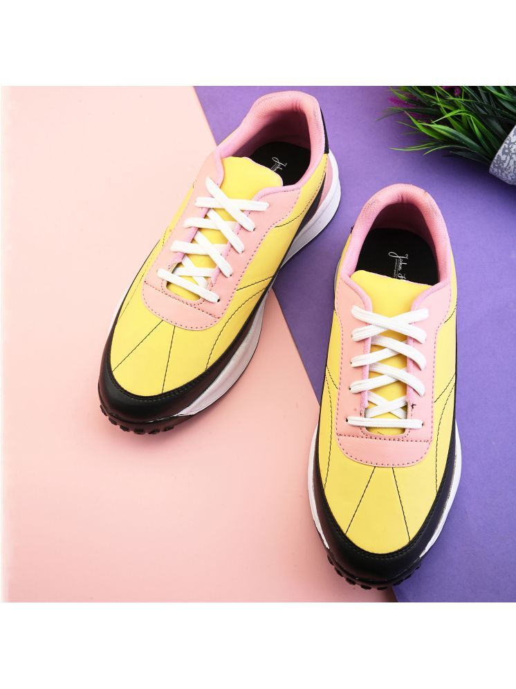     			John Karsun Yellow Men's Lifestyle Shoes