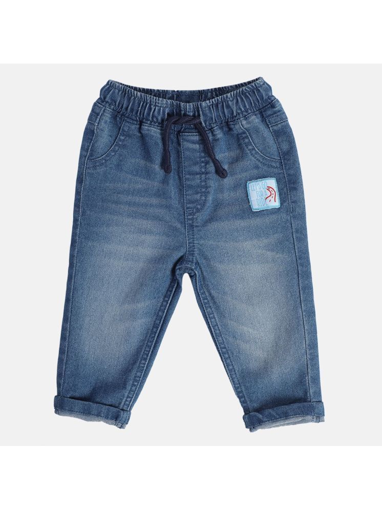     			Miniklub Baby Boys Woven Denim Pant (Blue Color)