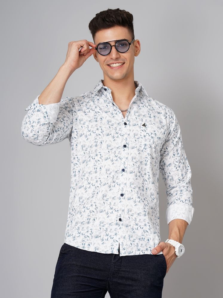     			Paul Street 100% Cotton Slim Fit Printed Full Sleeves Men's Casual Shirt - Blue ( Pack of 1 )