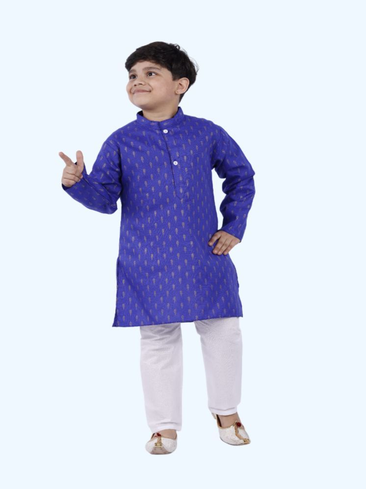     			s muktar garments Pack of 1 Boys Cotton Blend ( Blue )