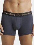 Jockey NY16 Men Cotton Elastane Stretch Solid Trunk - Graphite