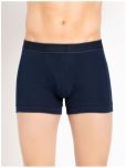 Jockey 1015 Men Super Combed Cotton Rib Solid Trunk with StayFresh Treatment - Navy