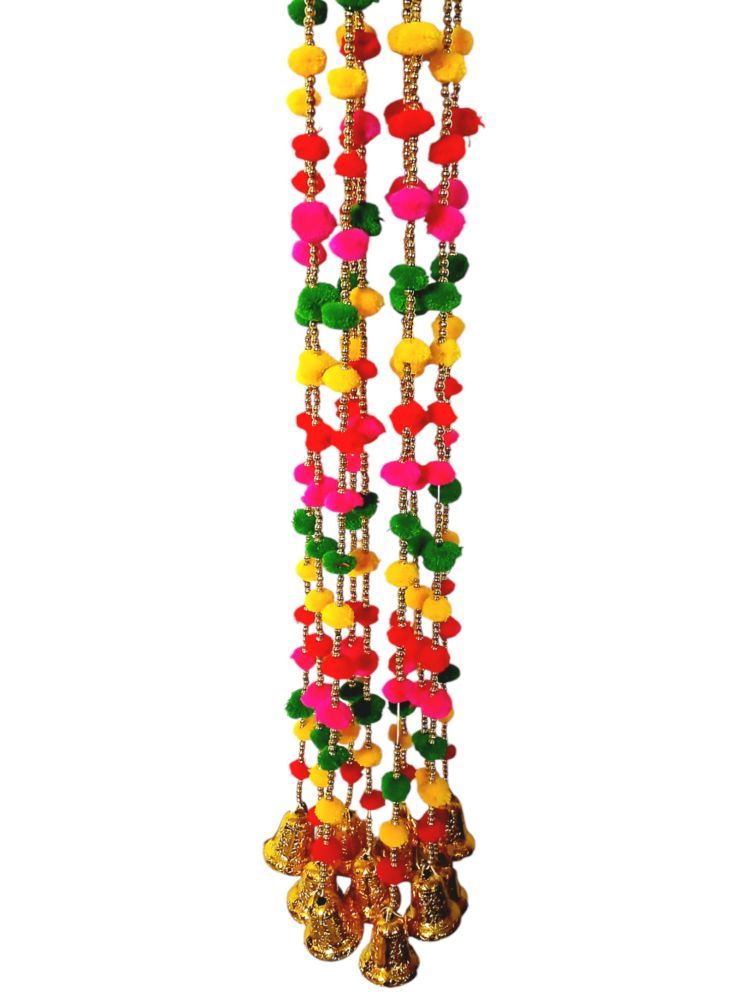     			Cherry Tree Handmade Door Hanging 4 ft Multi ( Pack of 6 )