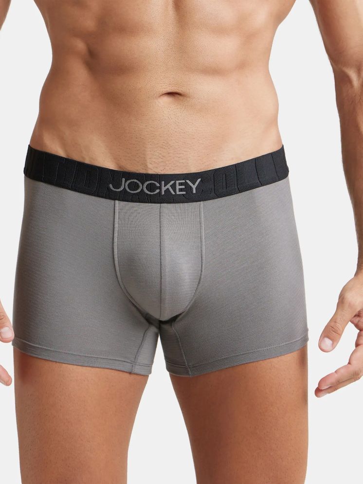     			Pack of 1 Jockey Grey Melange IC32 Cotton Men's Trunks