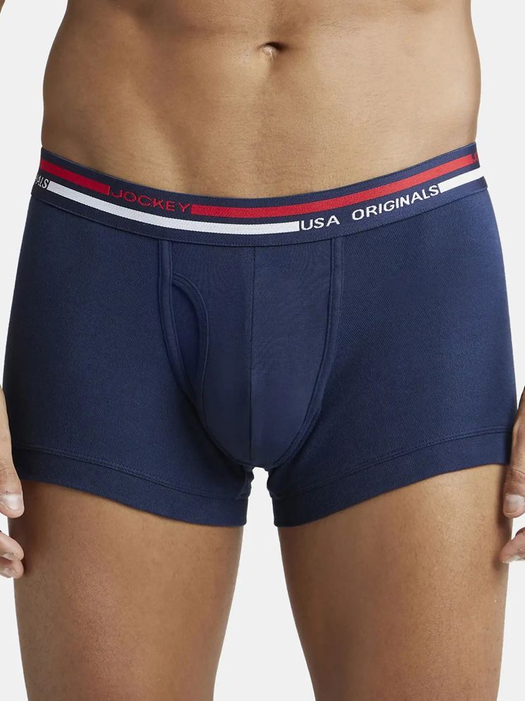     			Pack of 1 Jockey Navy Blue UI22 Cotton Men's Trunks