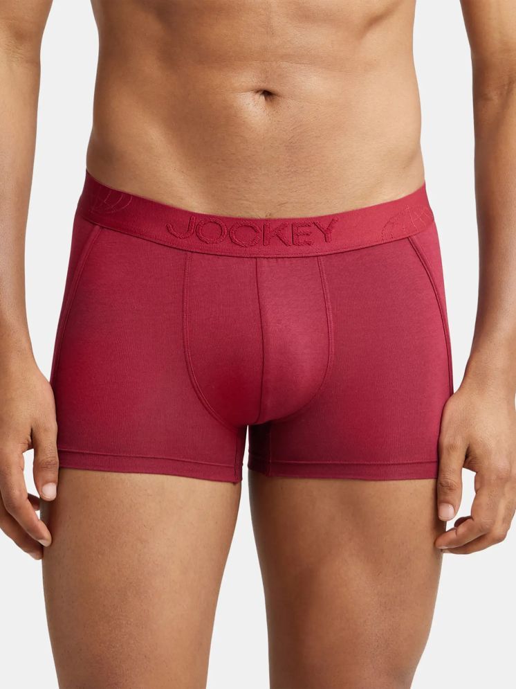     			Pack of 1 Jockey Red IC25 Cotton Men's Trunks