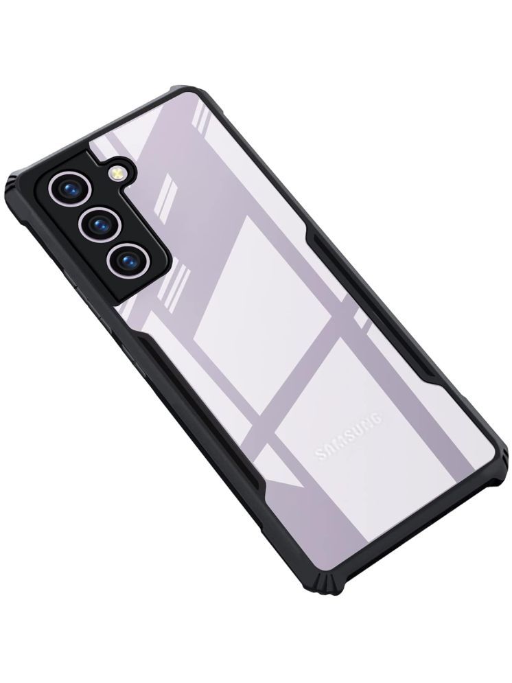     			KOVADO Shock Proof Case Compatible For Polycarbonate Samsung Galaxy S21 fe ( Pack of 1 )