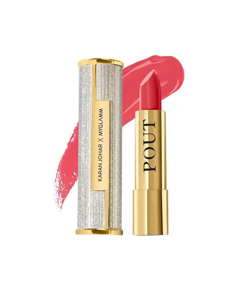     			MYGLAMM Nude Pink Glossy Lipstick 48