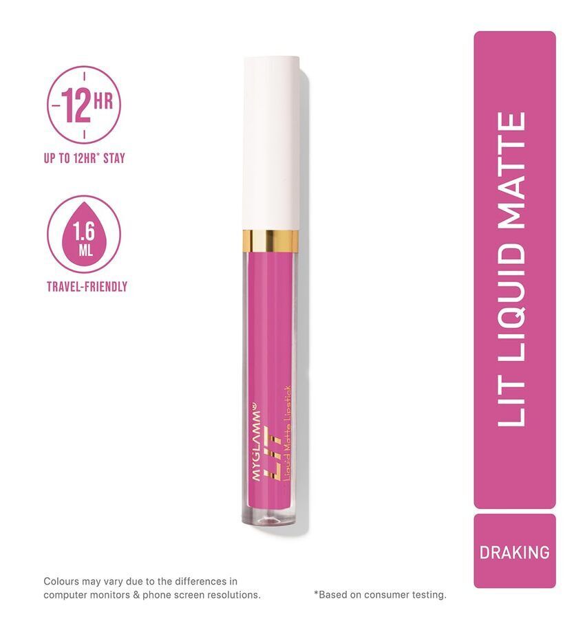     			MYGLAMM Nude Pink Matte Lipstick 1.6