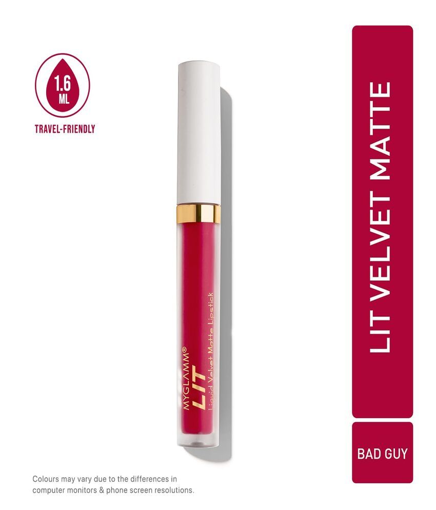     			MyGlammLITVelvet matte Liquid Lipstick - Bad Guy -1.6ML