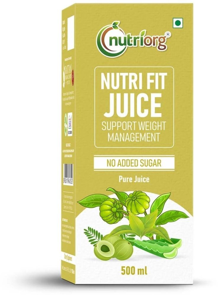     			Nutriorg 100% Pure & Natural Nutri Fit Juice | 100% Organic | For Weight Loss | Fat Burner | Improves Metabolism (500ml)