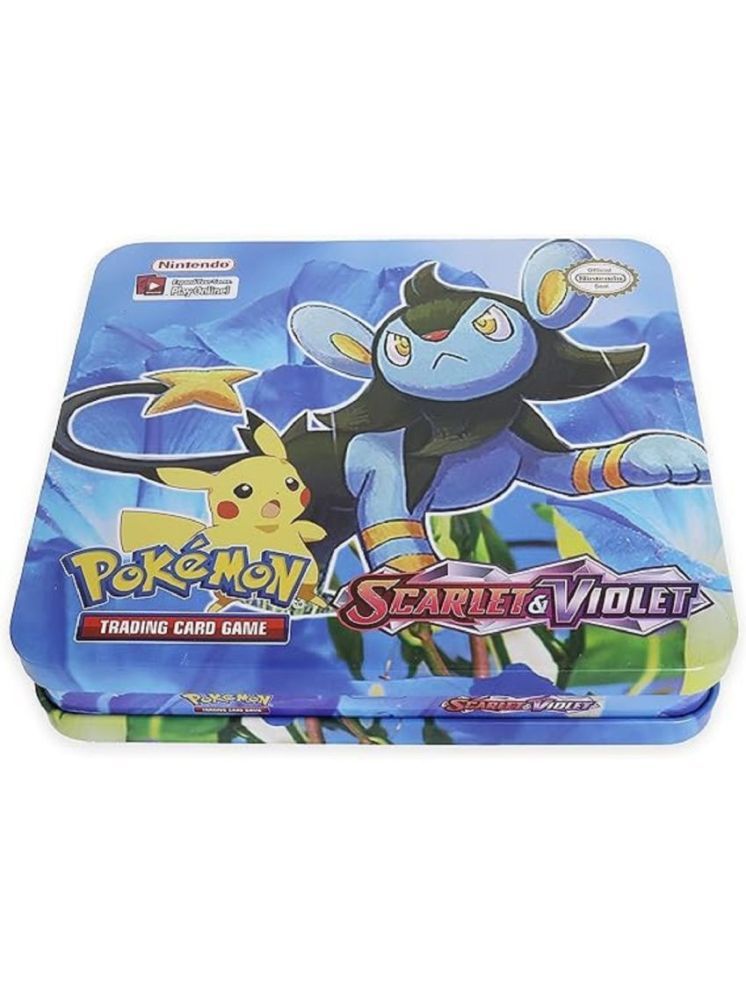     			PANSHUB Pokemon Scarlet & Violet Paldea Evolved Trading Card Game - Tin Box, Assorted Cards